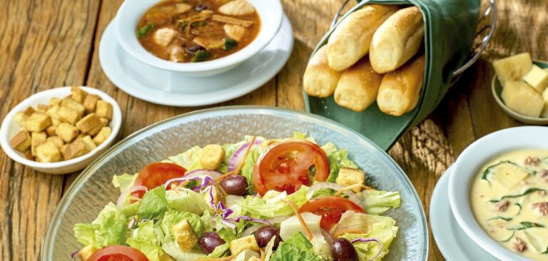 Salada Sopas e Bread Grande